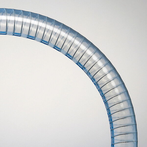 Detail picture of vacuum hose from connecting element vacuum components
