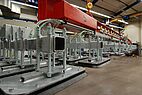 Vacuum lifter for heavy loads up to 50.000 kg in production hall