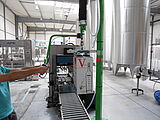 Carton Light Lift tube lifter in production