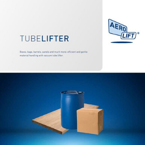  Cover of our tube lifter vacuum lifting equipment brochure