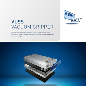 Cover of our flyer of VUSS area gripper