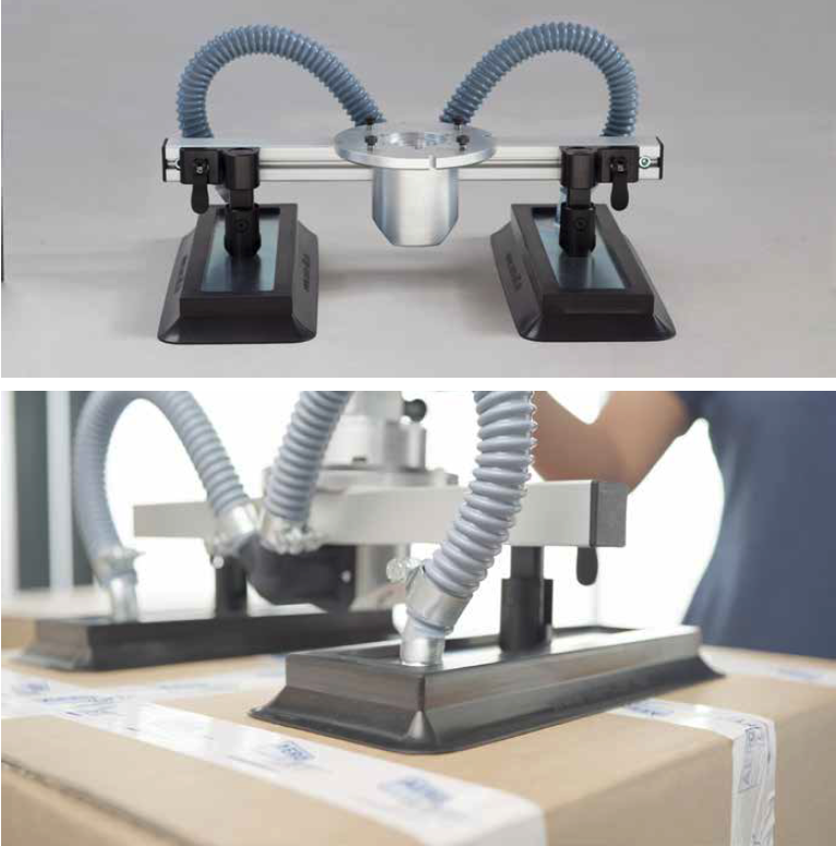 Suction foot for cartons for tube lifter FORCE-LIFT from AERO-LIFT