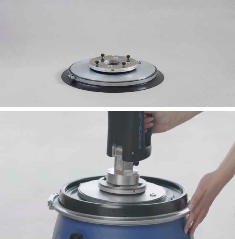 Round suction foot for tube lifter FORCE-LIFT from AERO-LIFT