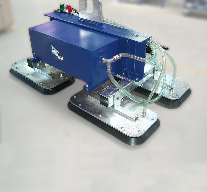 Vacuum lifter for heavy load up to 4.000 kg in a workshop