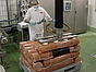 Tube lifter of the company AERO-LIFT lifts sausage mass in the food industry
