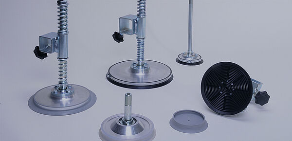 Overview of our vacuum components on the homepage of AERO-LIFT