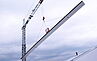 CLAD-MAN vacuum lifteram construction crane on site