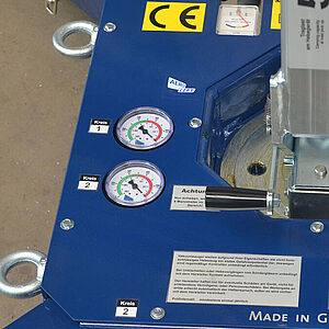 Detail picture of the vacuum lifting device CLAD-TEC