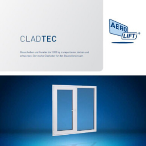 Cover unseres Flyer CLAD-TEC Vakuumhebegerät